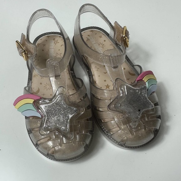 Mini Melissa Girls Mini Possession Fisherman Roman Sandals Sz 9 NIB W/ Dust Bag - Picture 10 of 14